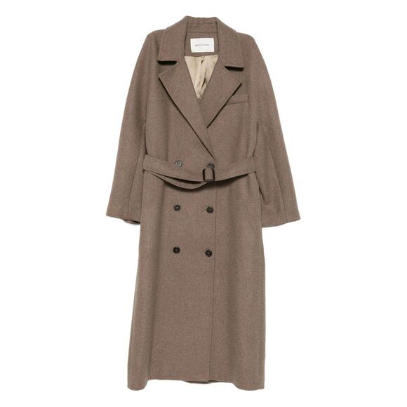 Mark Kenly Domino Tan Brown Coats Women